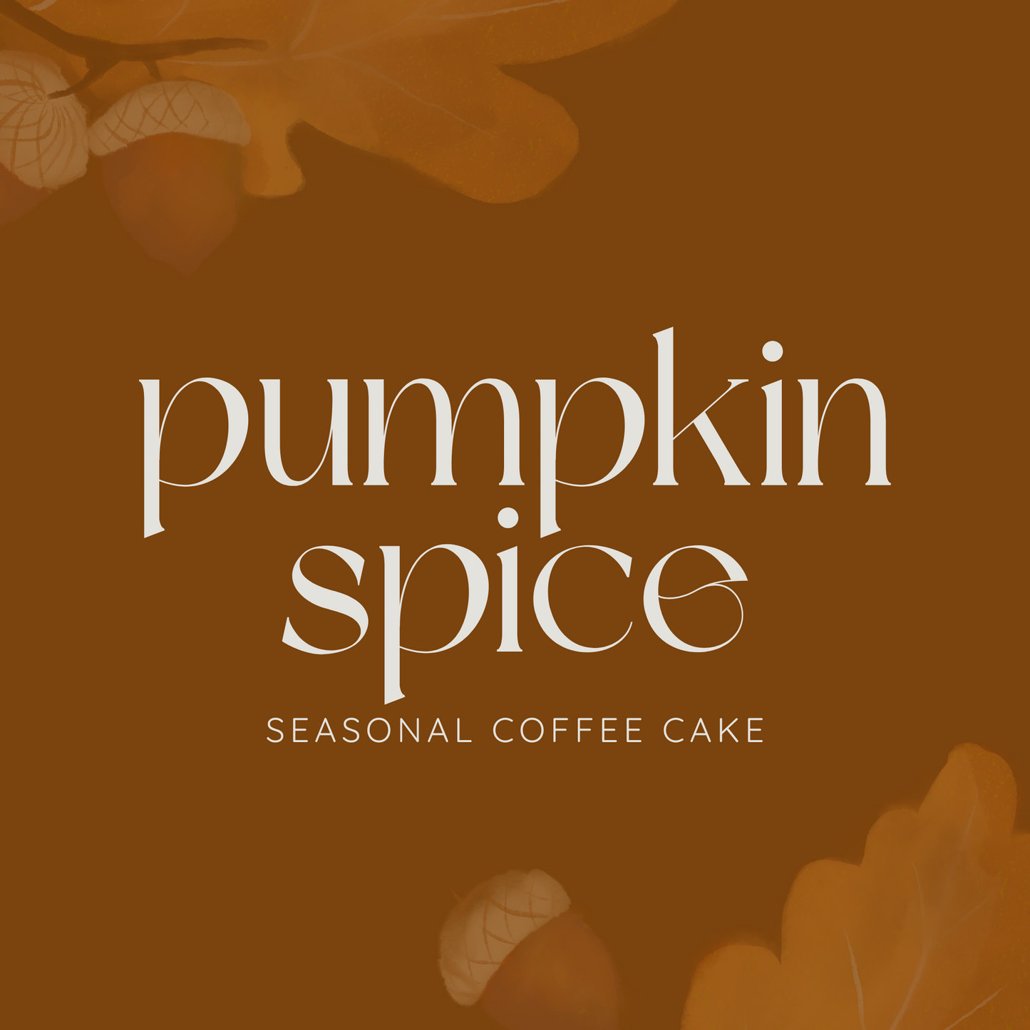 Pumpkin Spice Coffee Cake