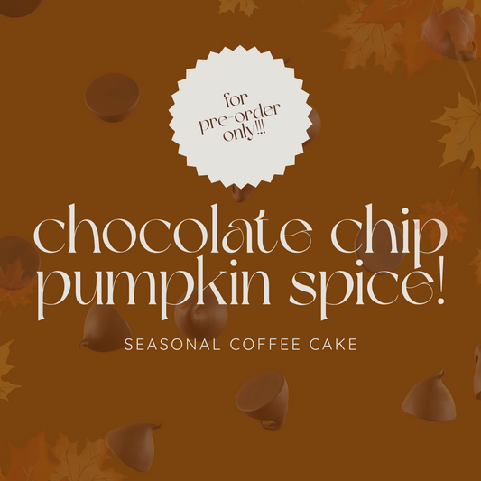 PRE-ORDER Chocolate Chip Pumpkin Spice